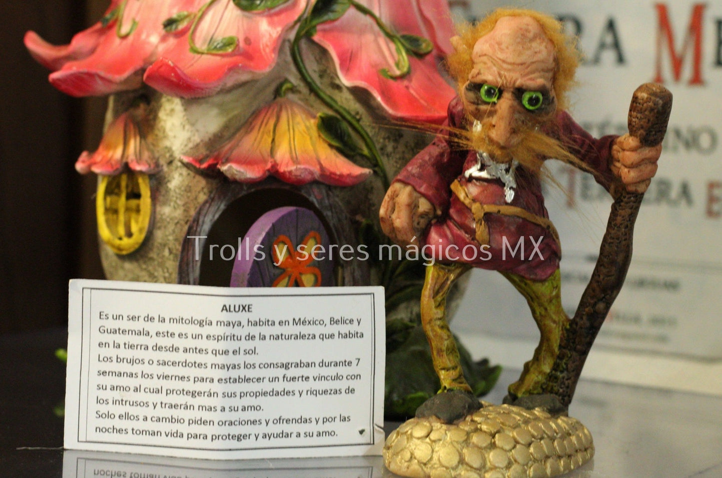 Duende Aluxe Maya 15 cm Resina