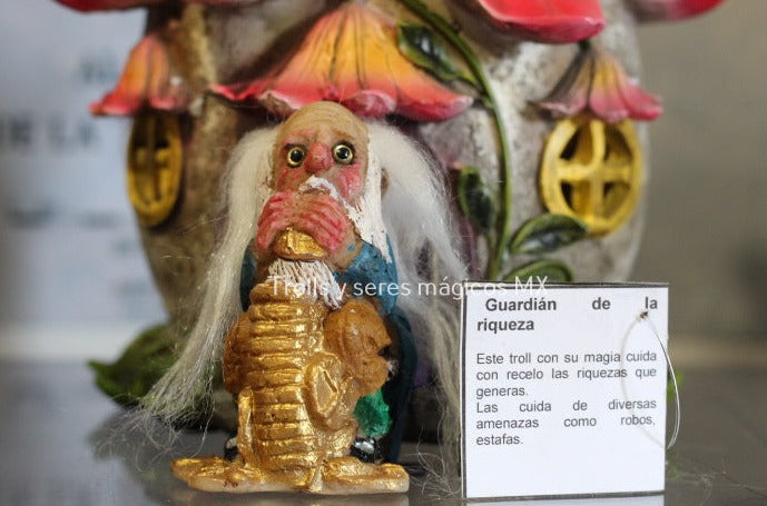 Troll Guardian De La Riqueza 9 cm