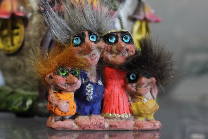 Troll Familia 8 cm