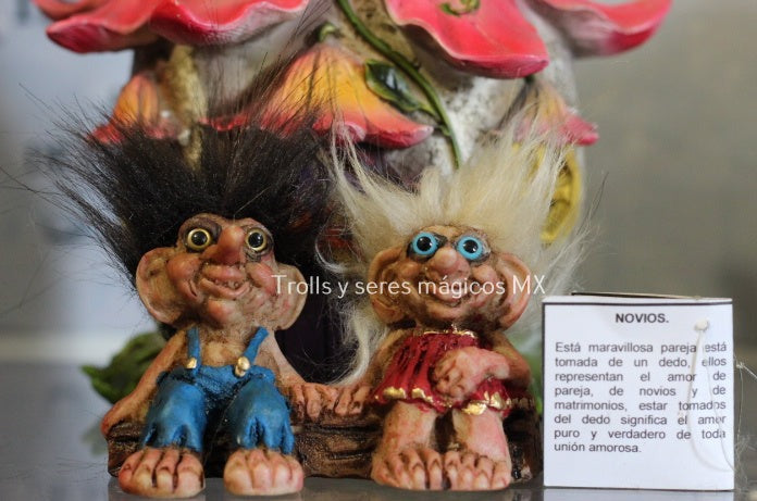 Trolls Novios 7 cm de largo