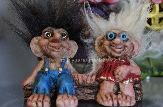 Trolls Novios 7 cm de largo