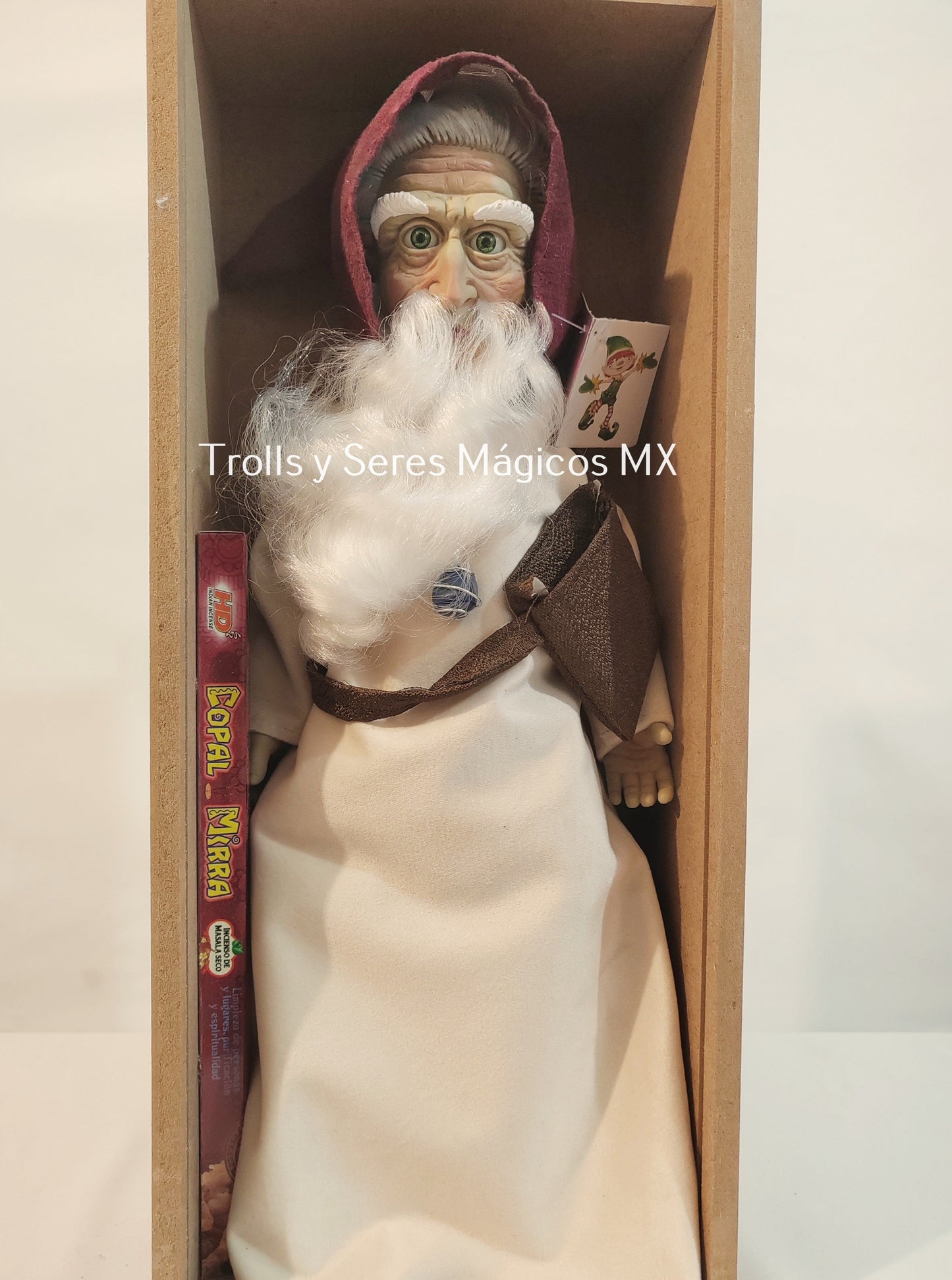 Elfo Latino Merlin (Poder, Fuerza, Psicología, Adivinación, Encantamientos, Salud).38 cm