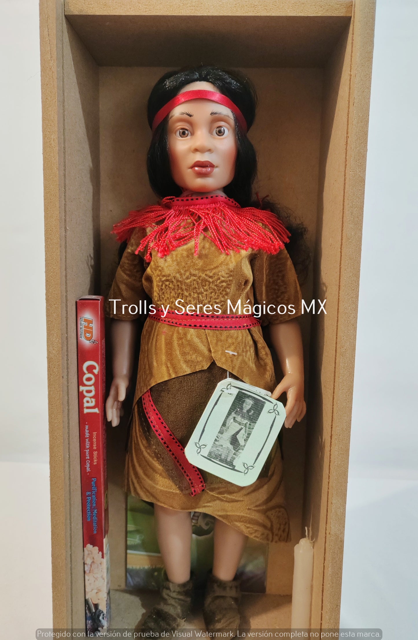 Elfo Latino Hupa 40 CM ( Curandera,Aabiduria)
