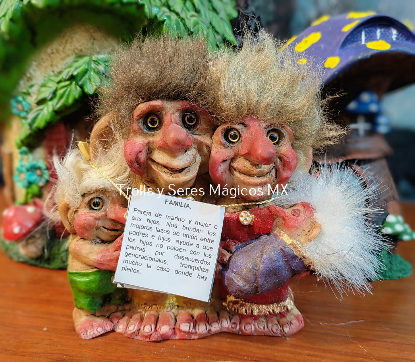 Trolls De La Familia 13x13 cm