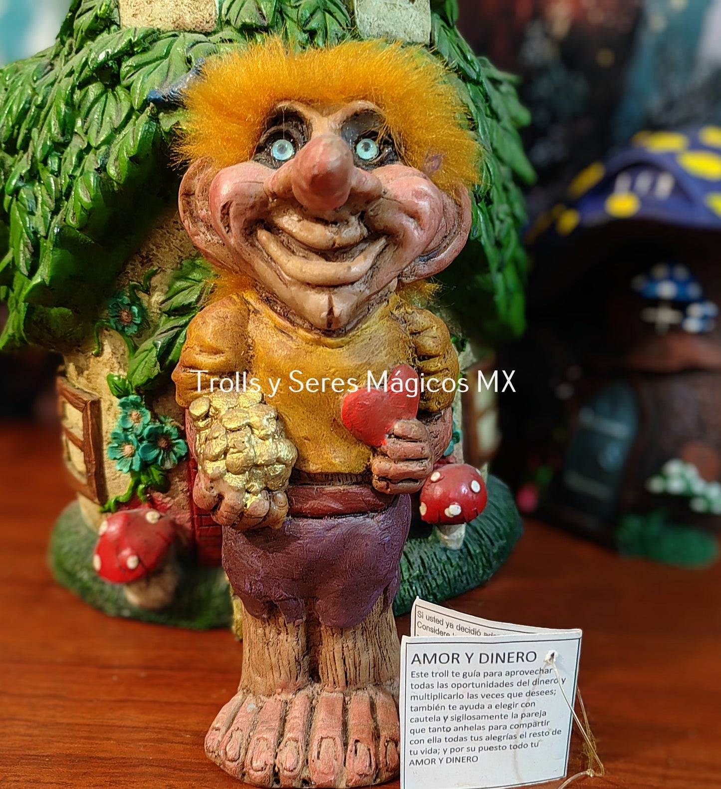 Troll Amor y dinero 18 cm