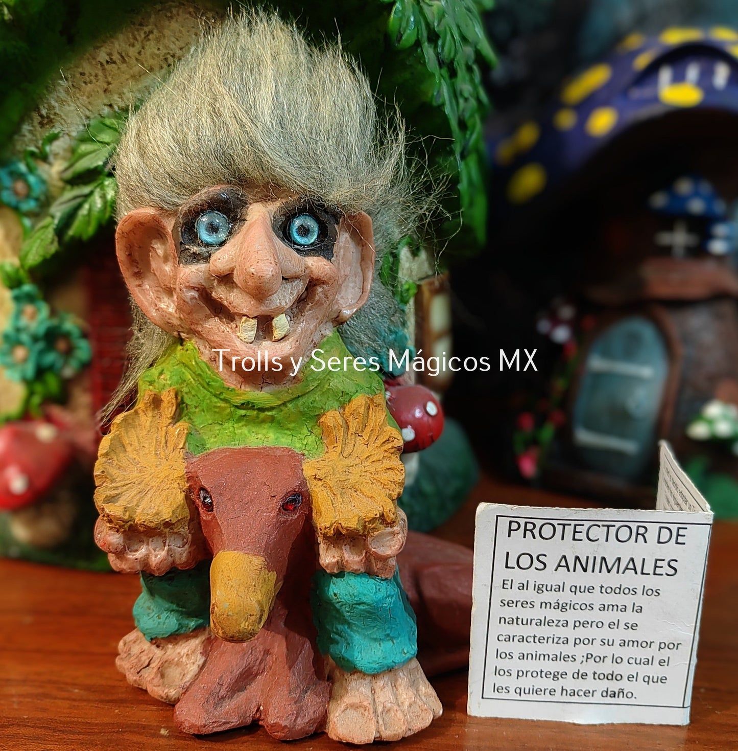 Troll Protector De Los Animales 12 cm