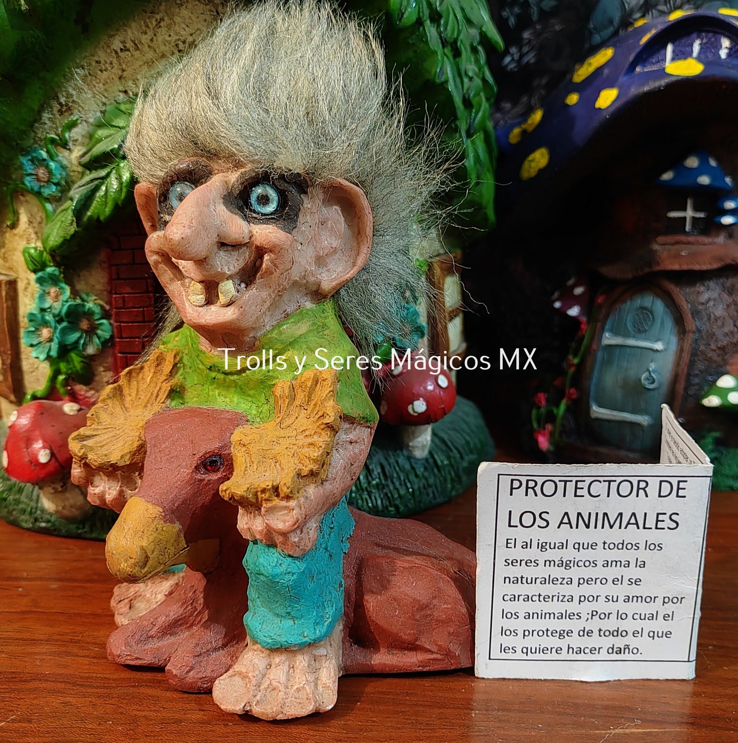 Troll Protector De Los Animales 12 cm