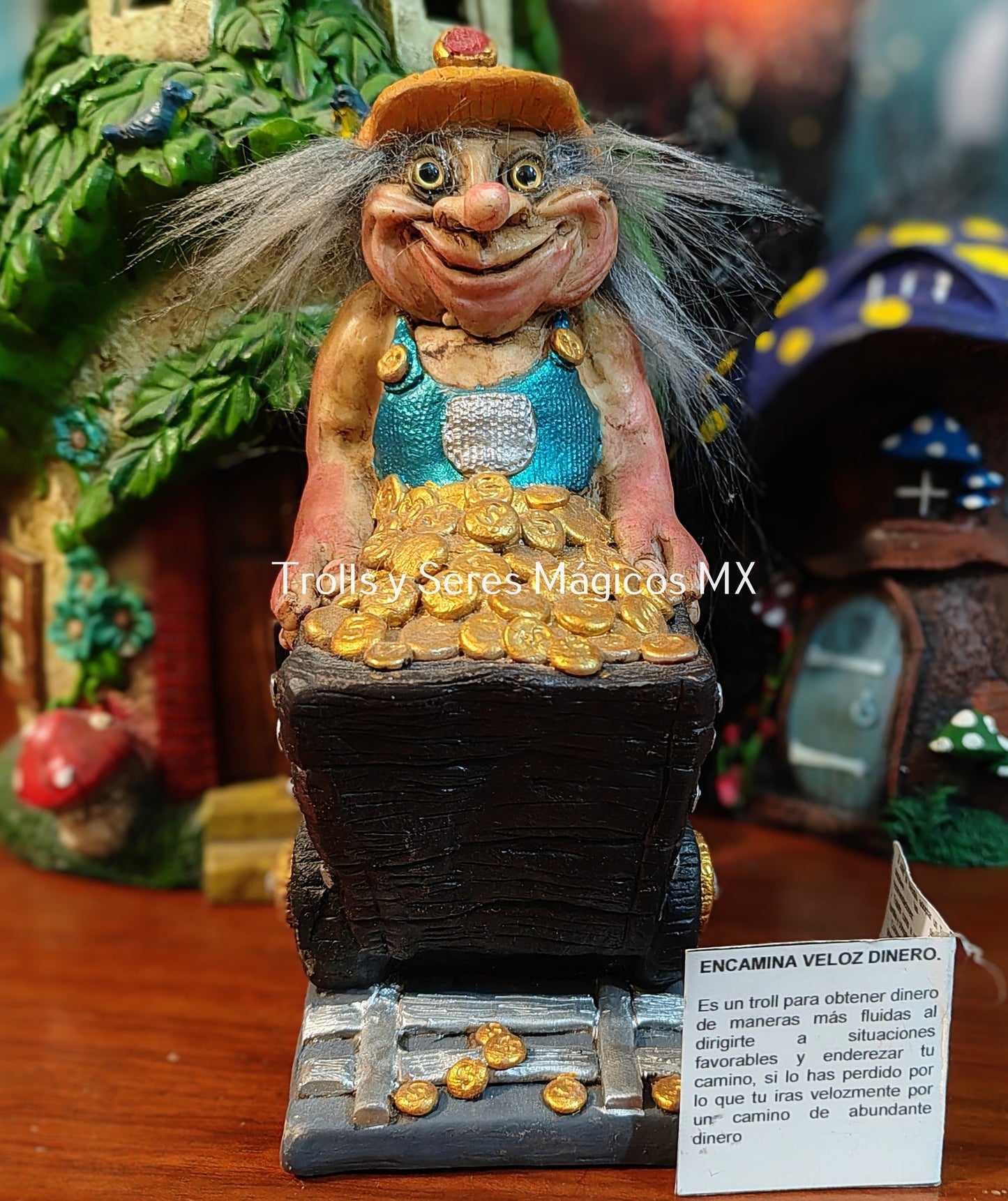 Troll Encamina Veloz Dinero 19 cm