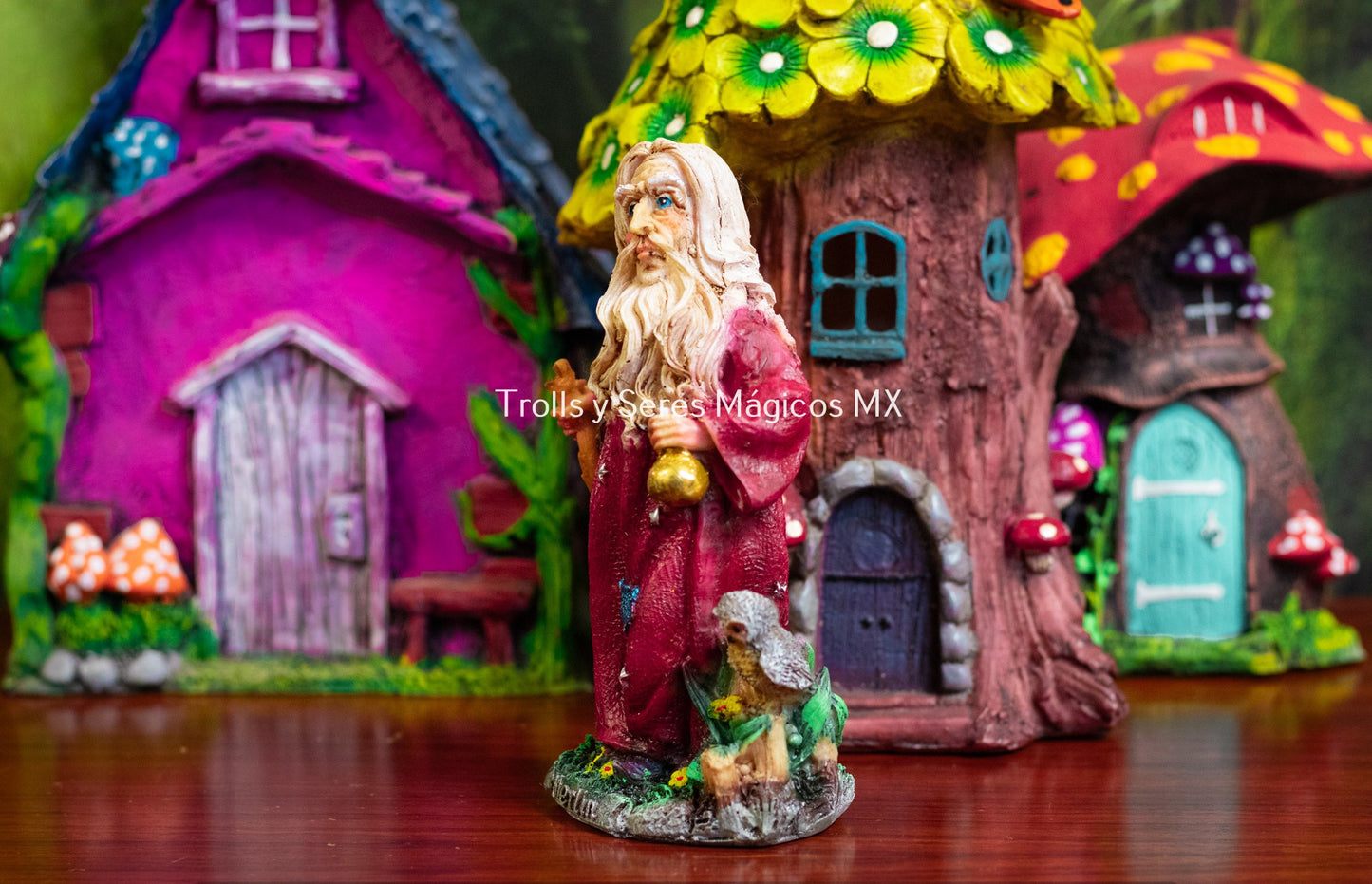 Elfo Merlin de Resina (Poder, Fuerza, Psicología) 16 cm