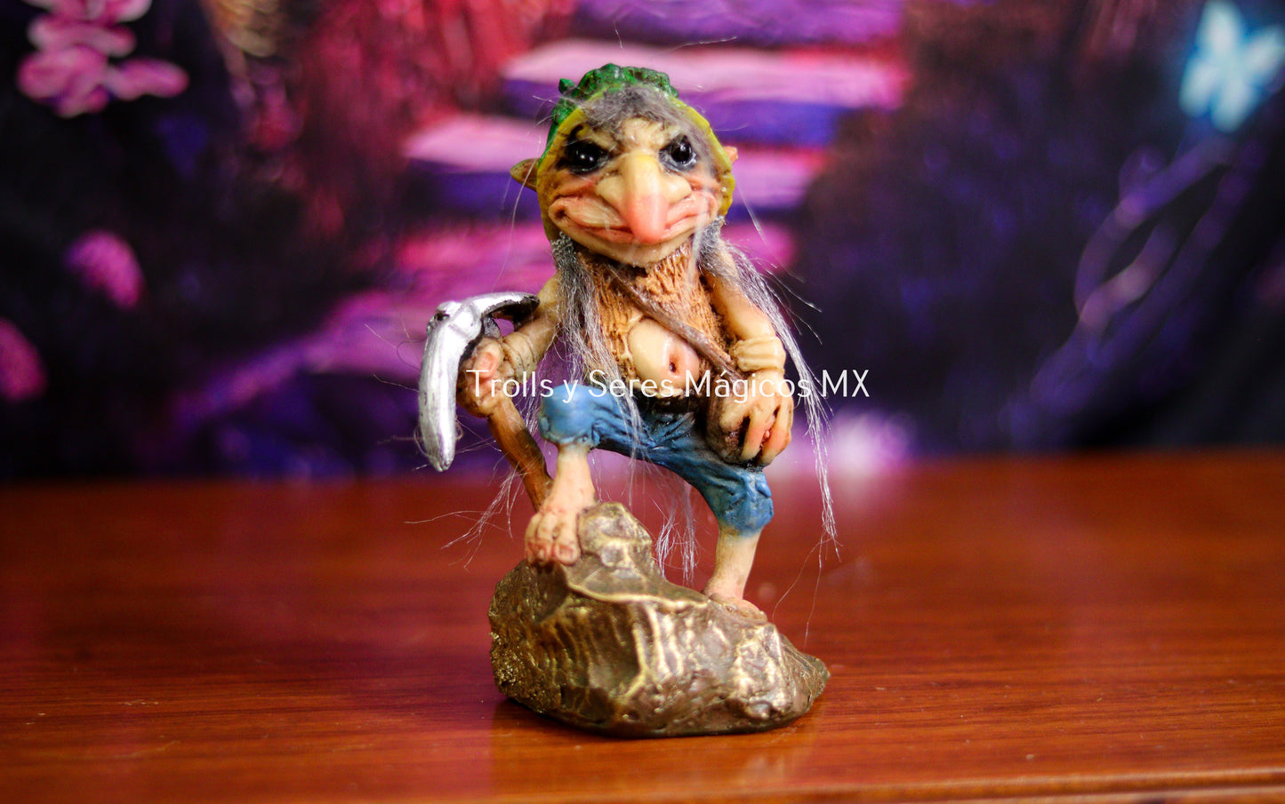 Muqui Duende Minero 15 cm Resina