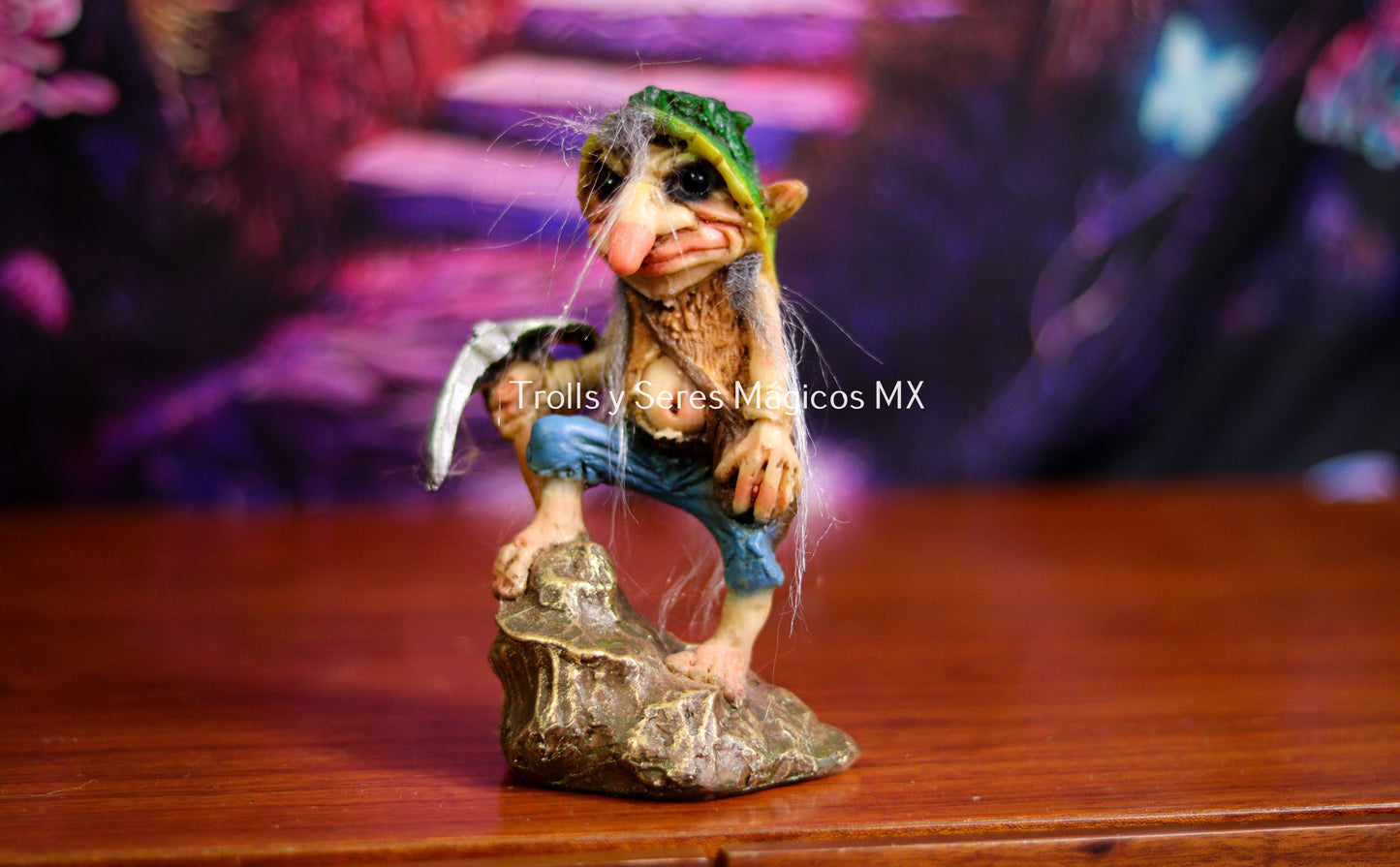 Muqui Duende Minero 15 cm Resina