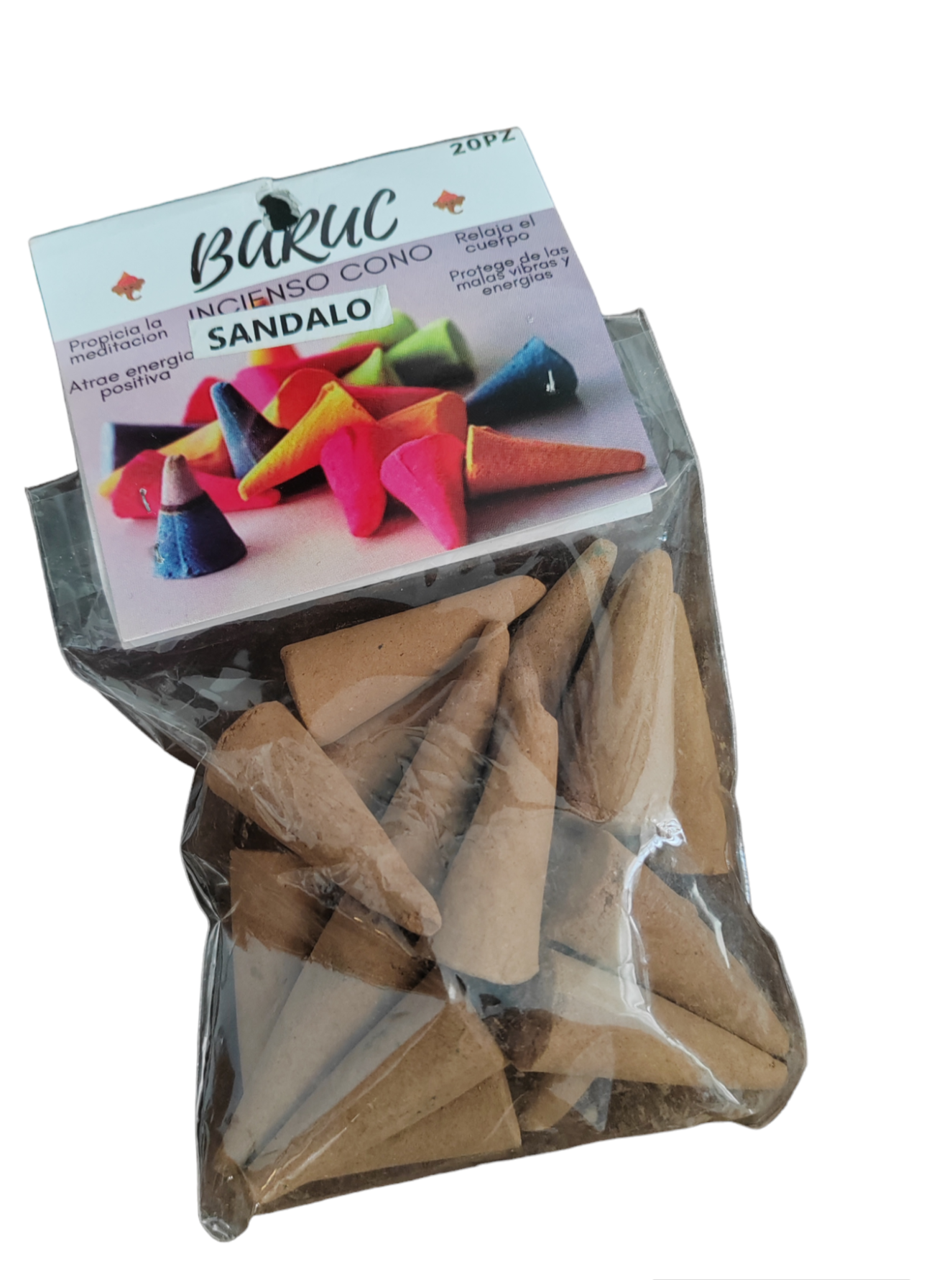 Bolsa De Incienso 20 Conos Sandalo