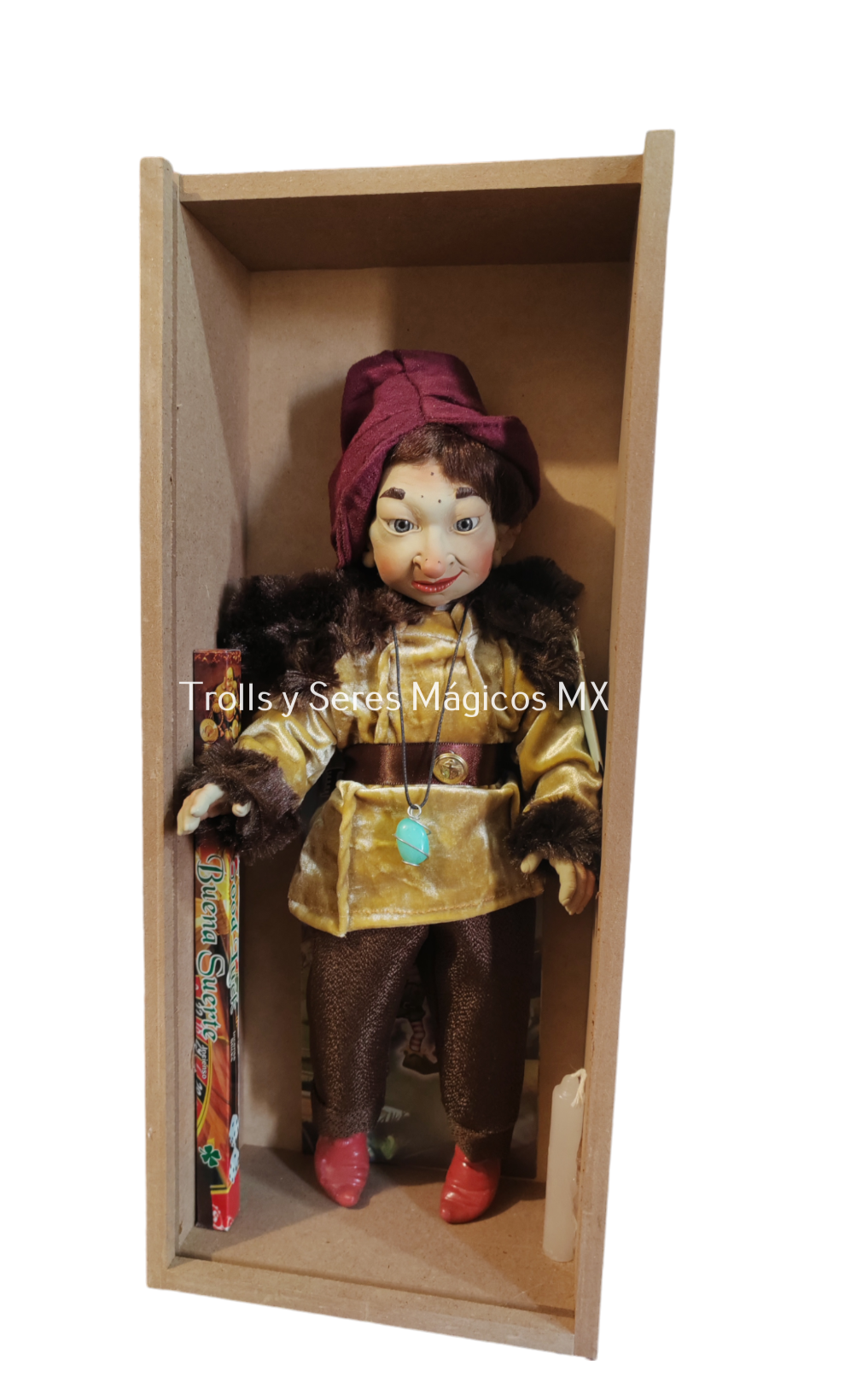 Elfo Latino Midhir ( Astucia,Fortuna en el Juego )28 cm