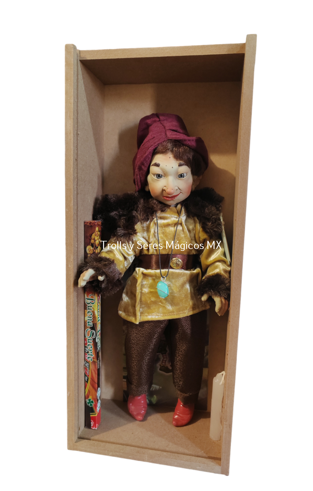 Elfo Latino Midhir ( Astucia,Fortuna en el Juego )38 cm