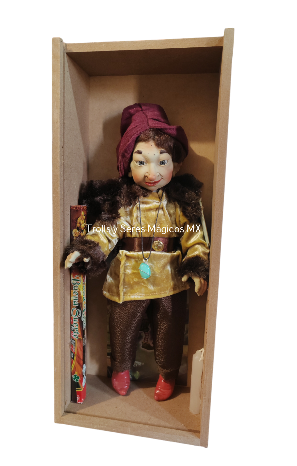 Elfo Latino Midhir ( Astucia,Fortuna en el Juego )38 cm