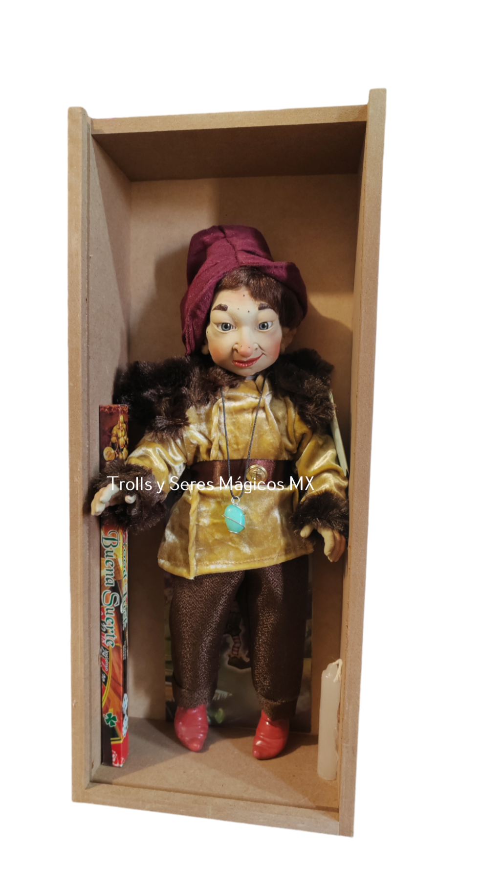 Elfo Latino Midhir ( Astucia,Fortuna en el Juego )38 cm
