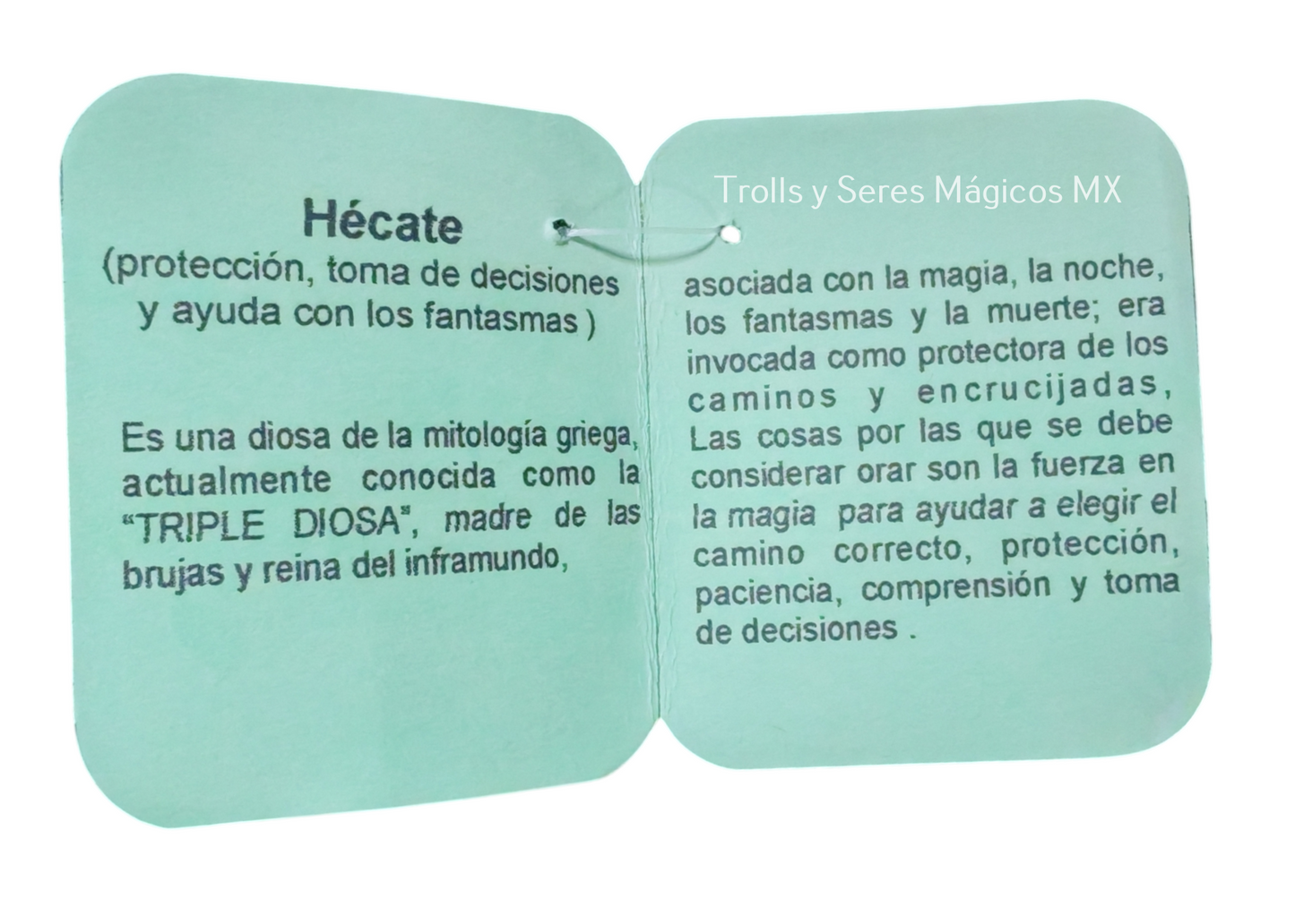 Elfo Latino Hecate(Poteccion,desiciones)41 cm