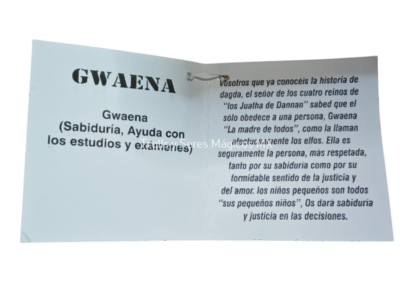 Elfo Latino Gwaena (Sabiduría, Ayuda con los Estudios y Exámenes) 38 cm