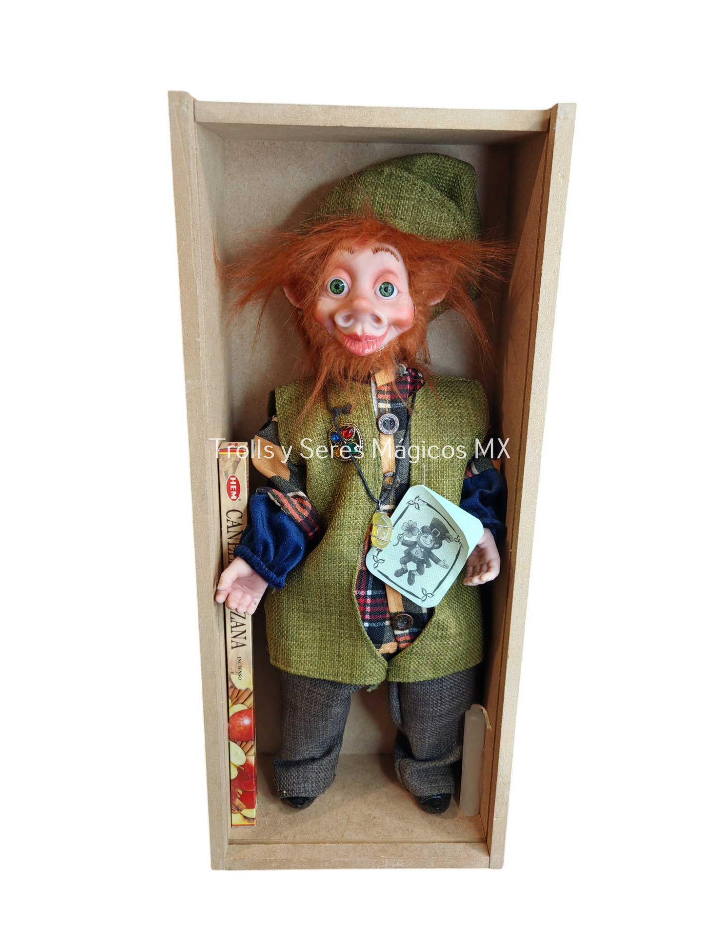 Elfo Latino Leprechaun (Dinero,suerte) 41 cm