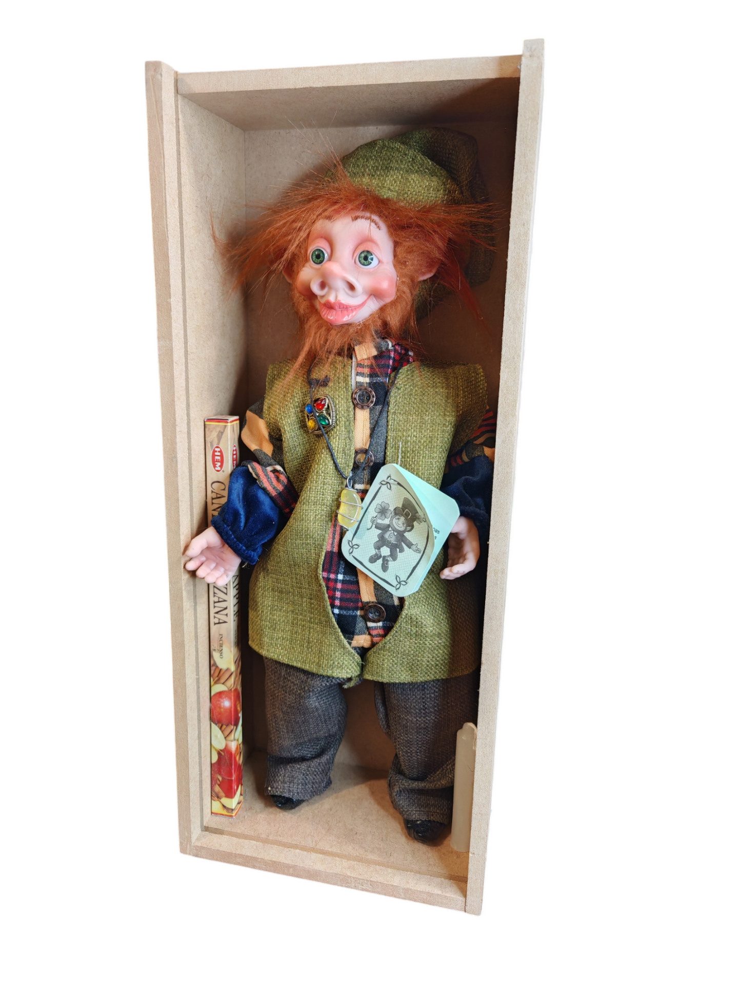 Elfo Latino Leprechaun (Dinero,suerte) 41 cm