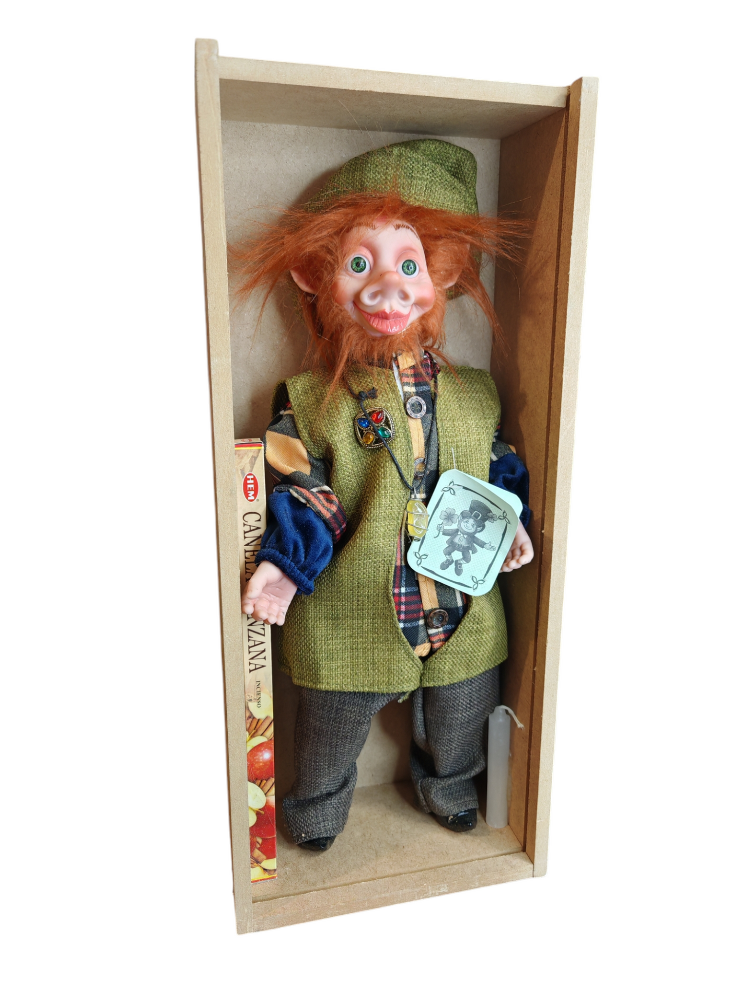 Elfo Latino Leprechaun (Dinero,suerte) 41 cm