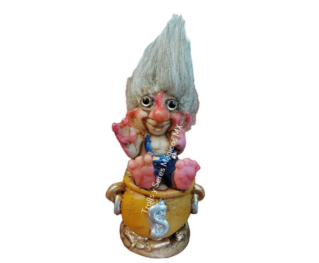 Troll Mismir Doble Suerte Para La Riqueza Mini