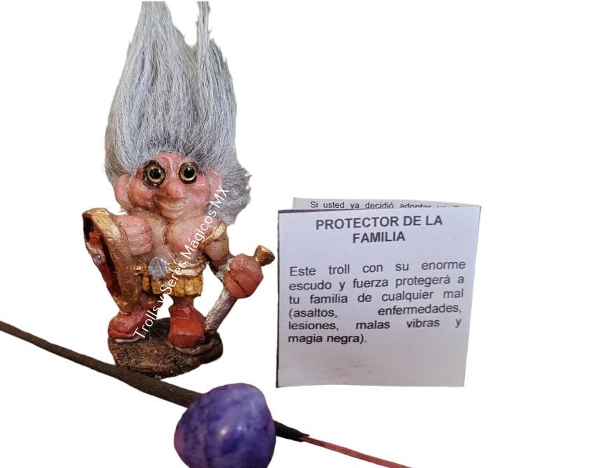 Troll Protector De La Familia Mini
