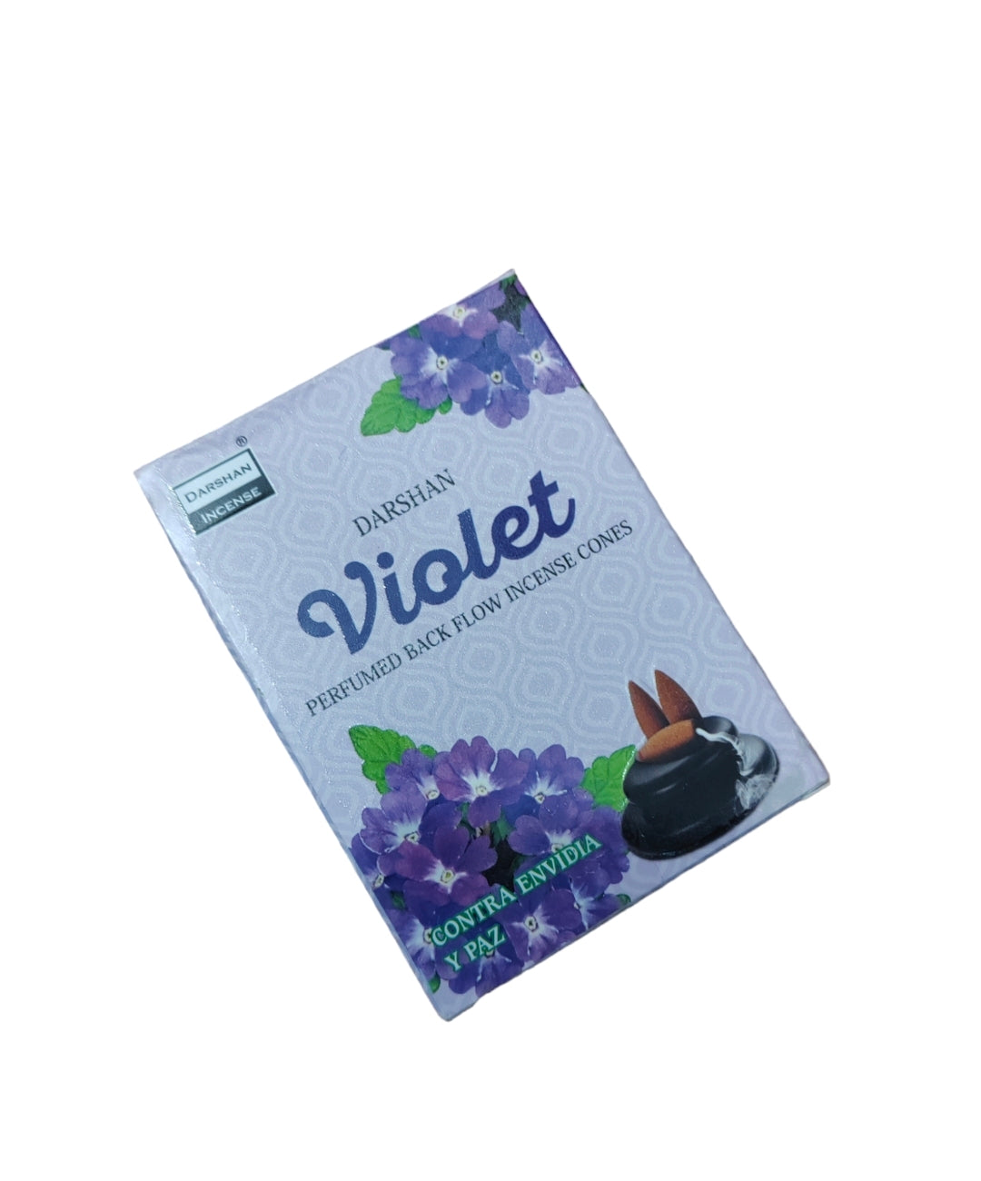 Caja De Incienso 20 Conos Cascada Violeta
