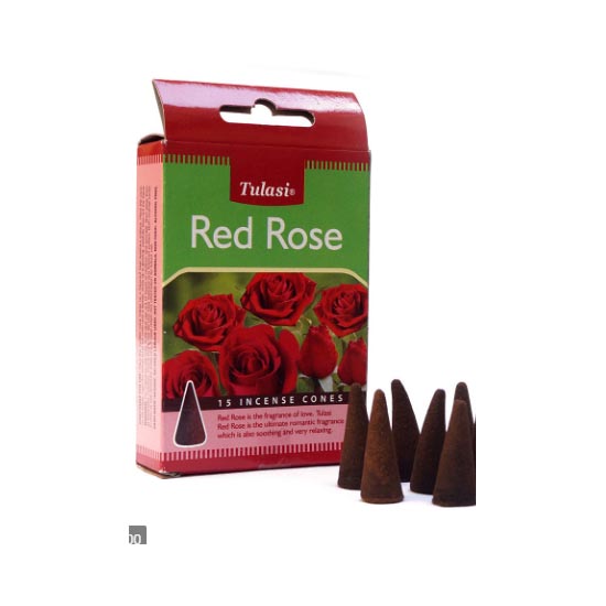 Caja De Incienso 15 Conos Red Rose