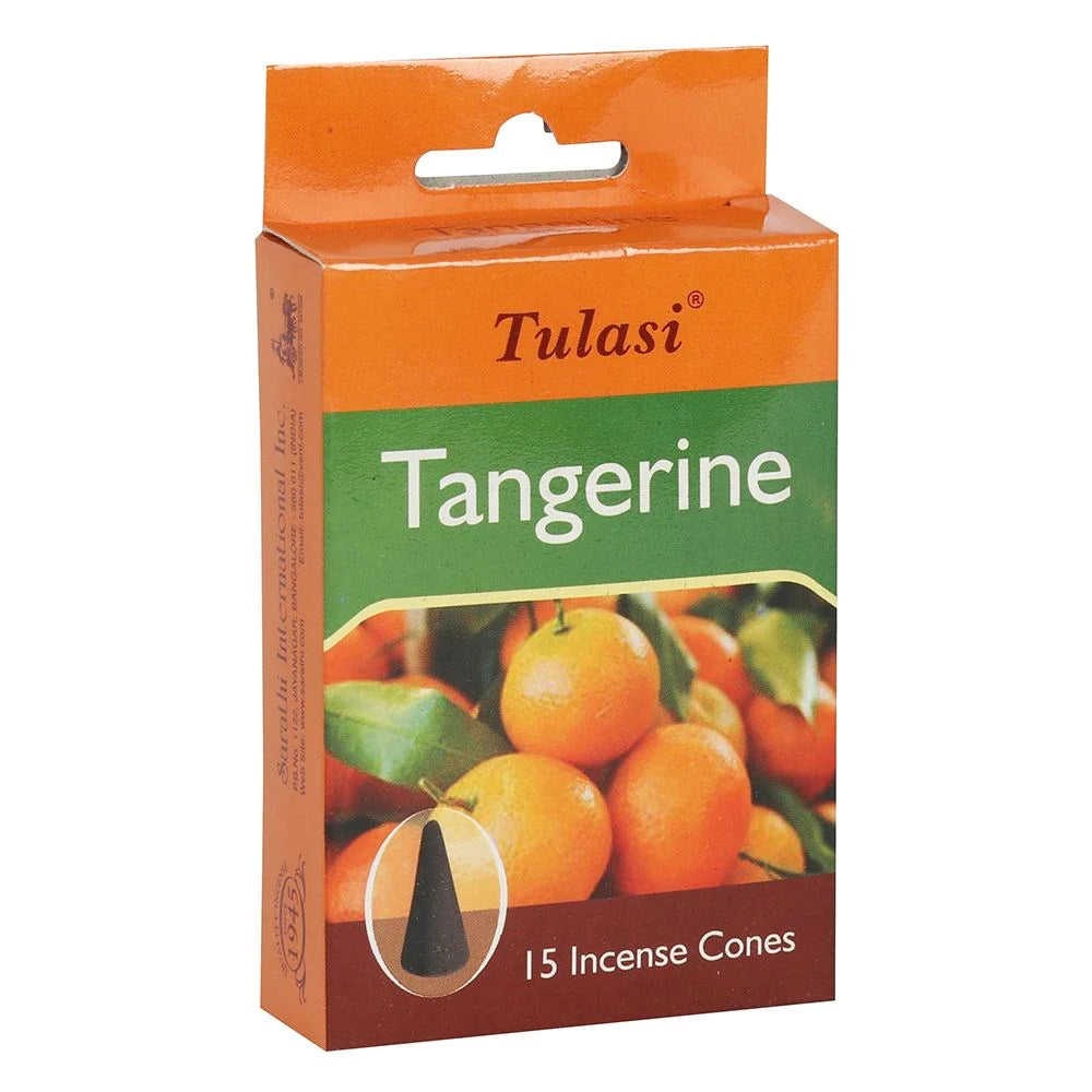 Caja De Incienso 15 Conos Mandarina