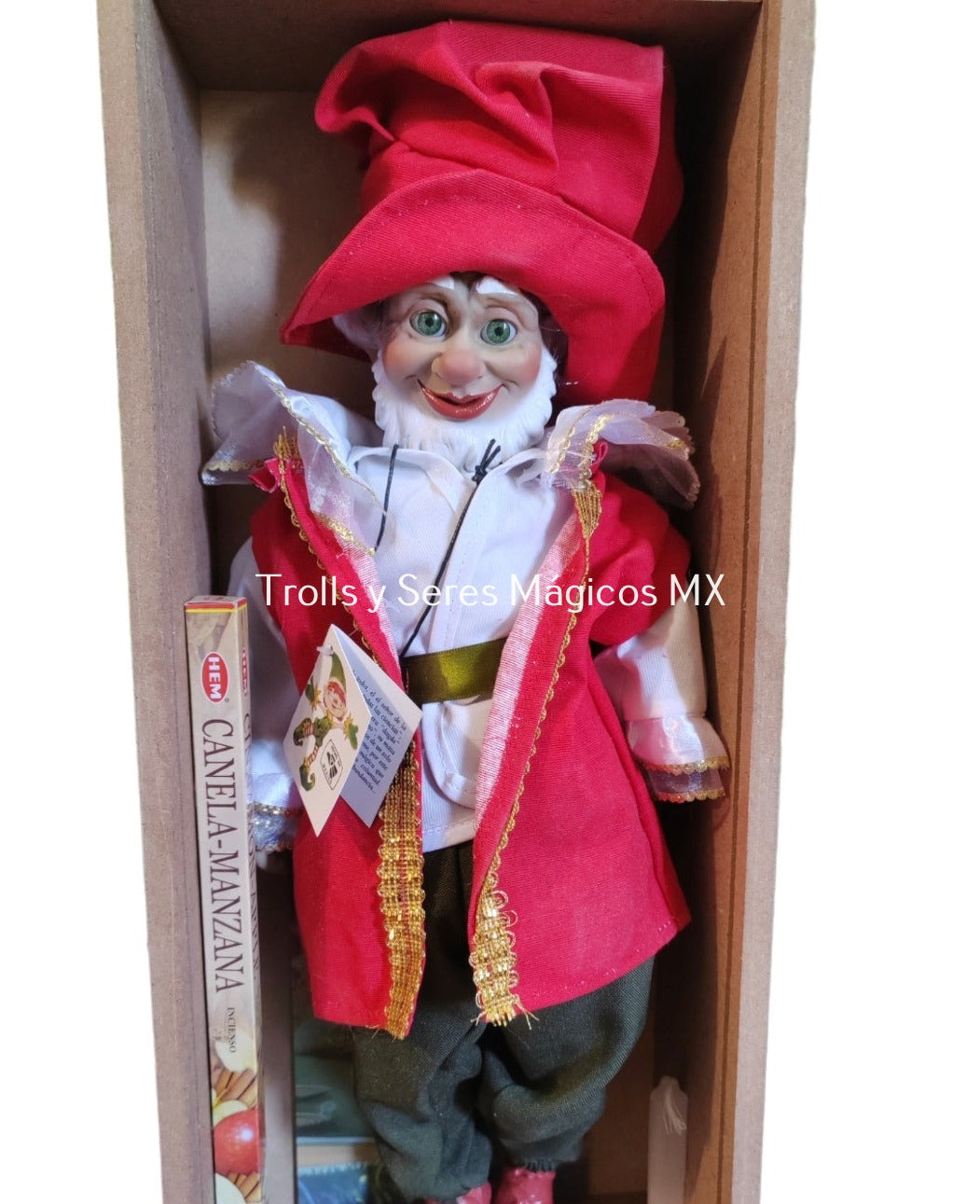 Elfo Latino Dagda (Dinero, Riqueza, Reencarnación) 38 cm