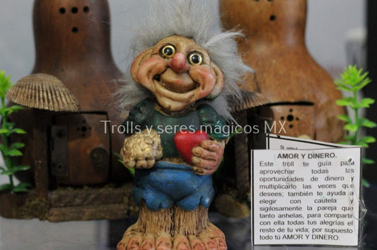 Troll Amor Y dinero 9 cm