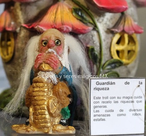 Troll Guardian De La Riqueza 9 cm