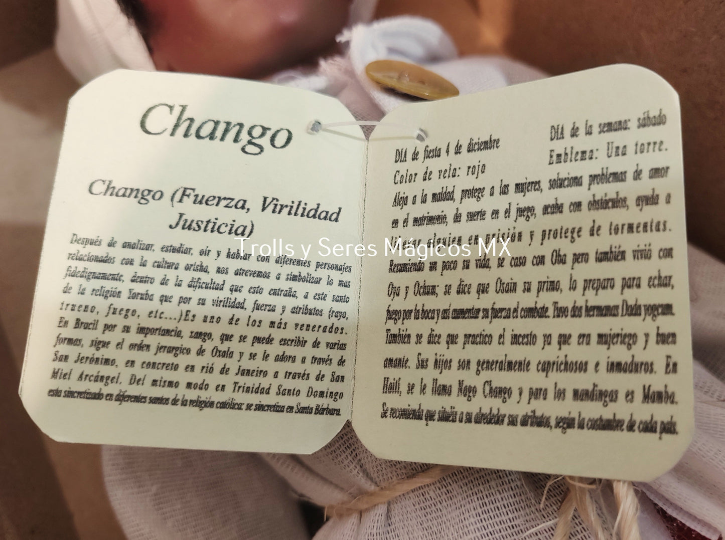Elfo Latino Chango(Fuerza, Virilidad) 40cm