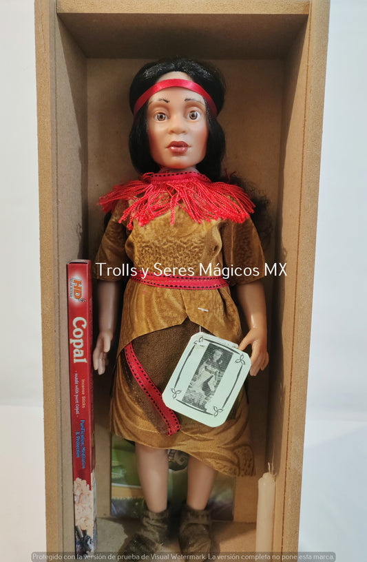 Elfo Latino Hupa 40 CM ( Curandera,Aabiduria)